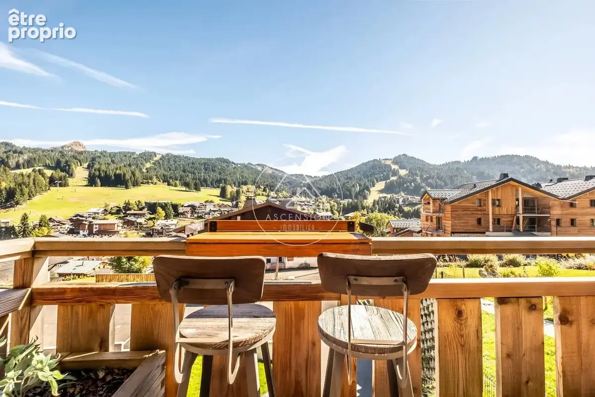 Magnifique appartement lumineux de deux chambres avec grande terrasse et une vue panoramique sur Les Gets - photo 4