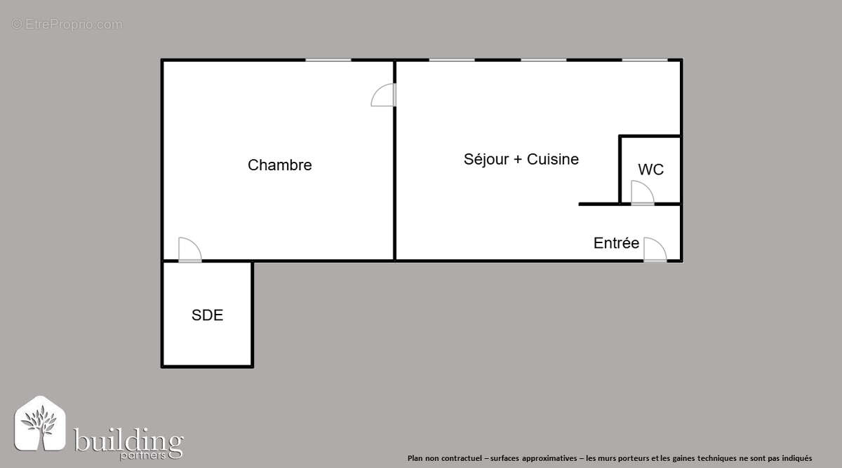 Levallois-Perret Louise Michel - Appartement 2 pièces 36,12 m - photo 3