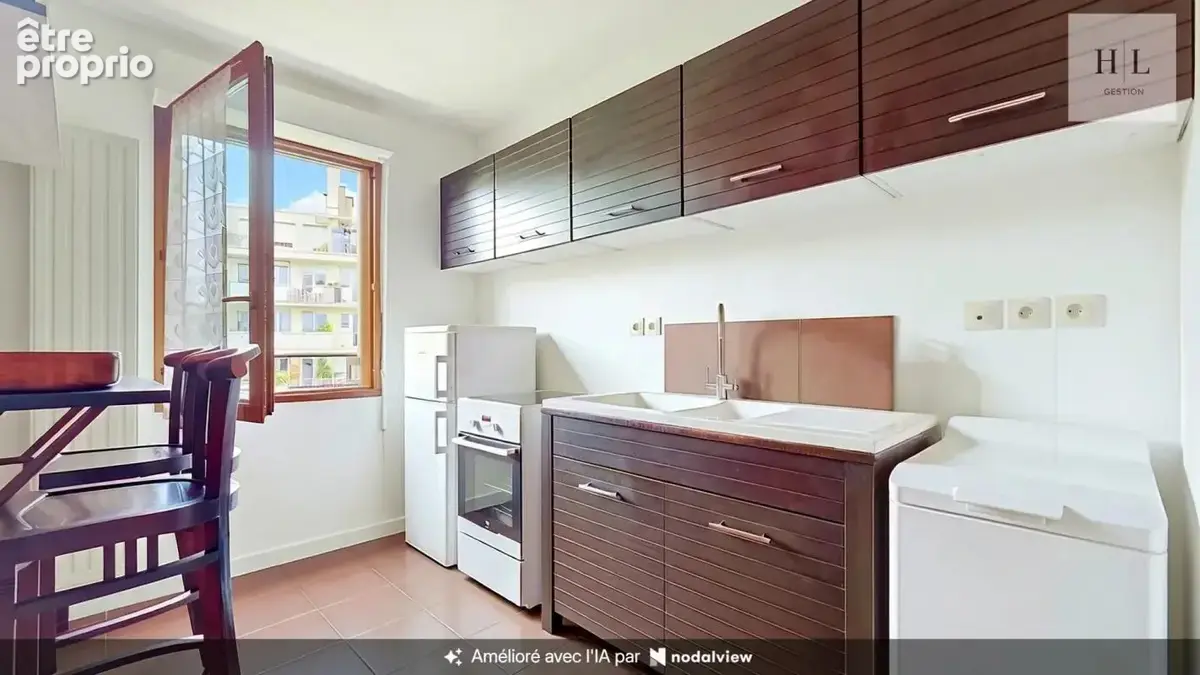 Appartement T2 moderne - 50 m² - Montreuil - Dernier étage avec loggia - photo 9