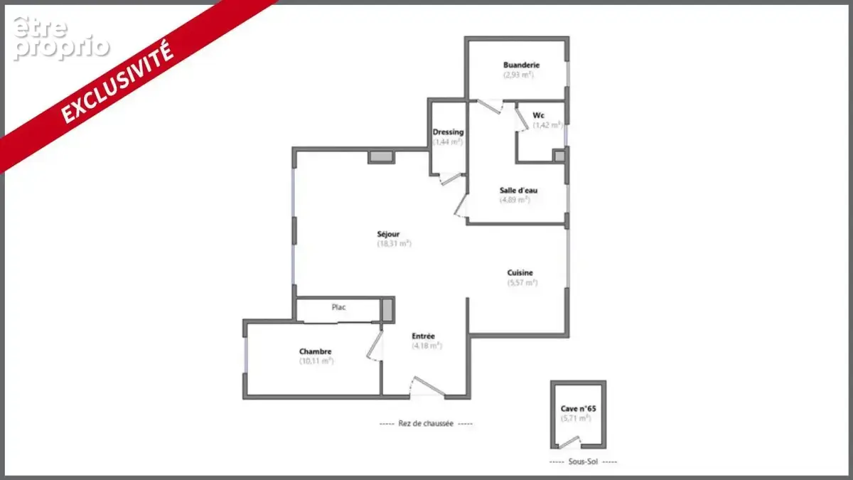 Rue Sœur Bouvier  T2 de 48 m² avec beau potentiel - photo 8