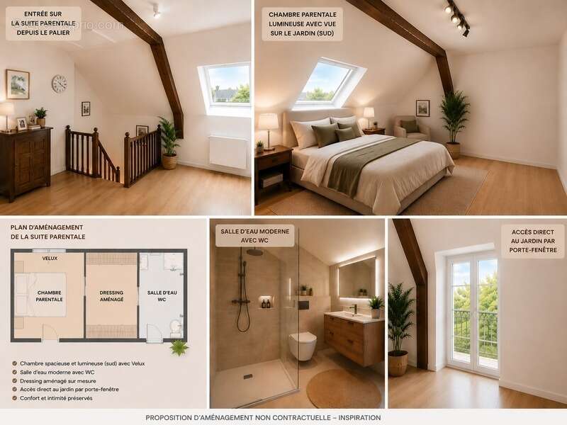 PLEURTUIT CENTRE – Maison en pierre – 3 chambres + combles aménagés – Voie verte à proximité - photo 16