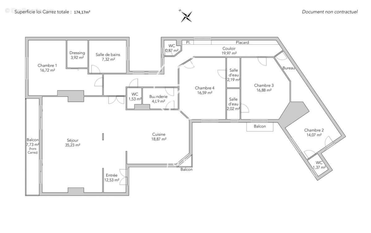 Appartement à PARIS-17E