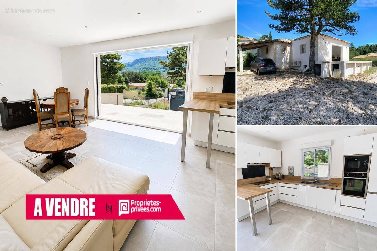 Maison de plain-pied prête à vivre avec vue exceptionnelle sur la Sainte-Baume - photo 1