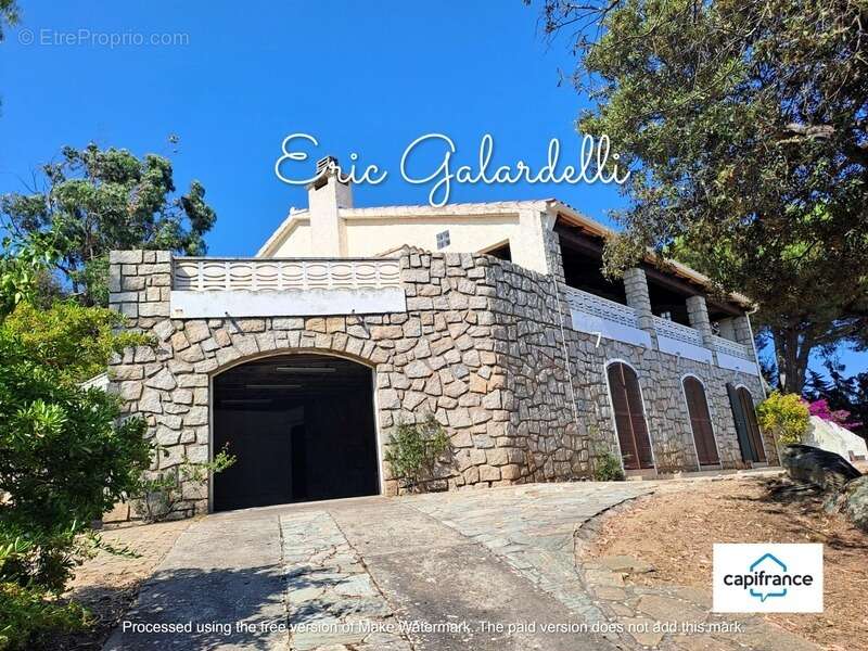 À vendre Olmeto: Vaste demeure en pierres avec vue panoramique mer et golfe du Valinco, quartier résidentiel, grand terrain pisc - photo 4