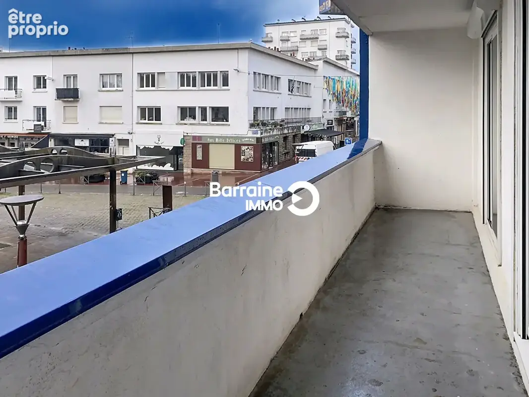 A vendre lorient hyper centre - appartement t3 68 m²-ascenseur balcon - photo 3