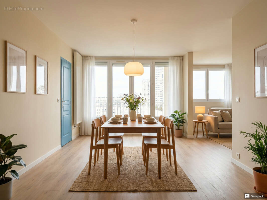Grand appartement 95m2 3 chambres à vendre à Tours - photo 2
