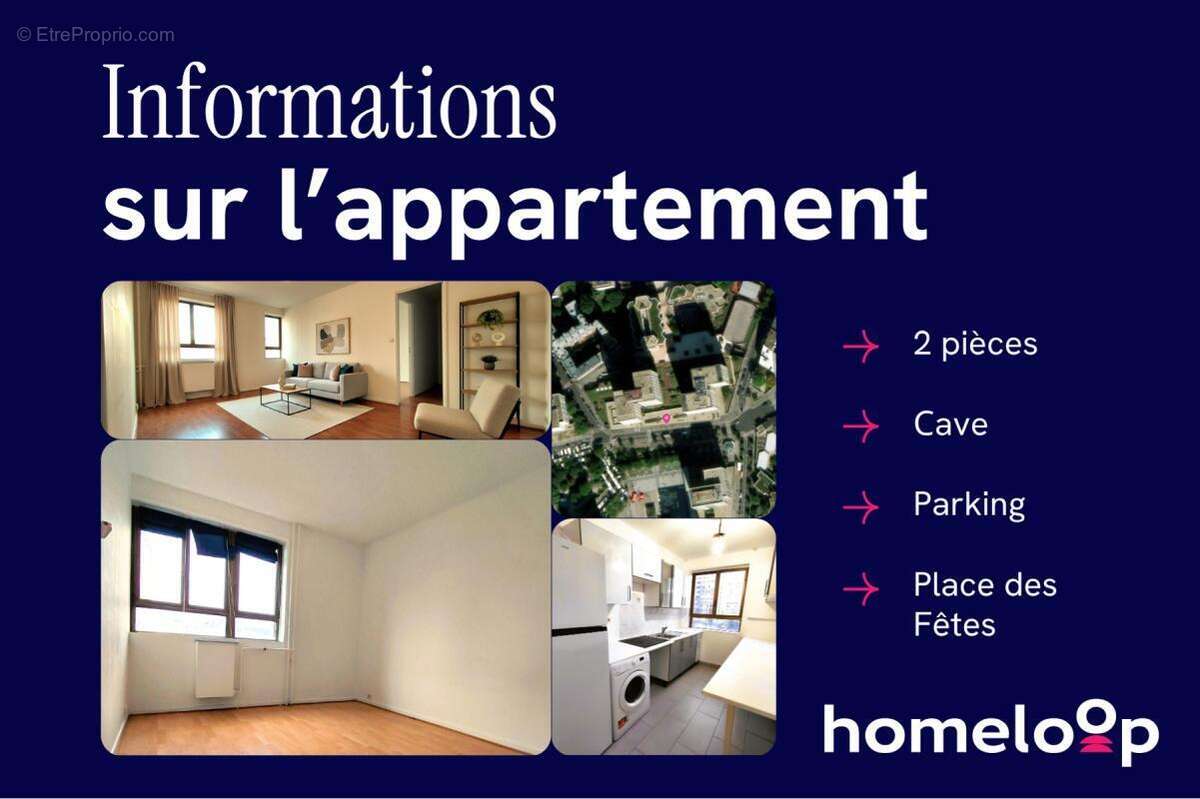 Appartement à PARIS-19E