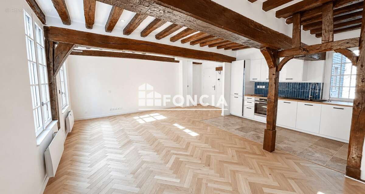 ROUEN – Quartier Saint-Nicaise  Appartement 5 pièces de 87,75 m² entièrement rénové - photo 5