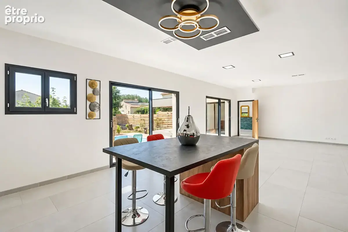 Maison d'architecte récente avec piscine et suite parentale de plain-pied à proximité d'Uzès - photo 4