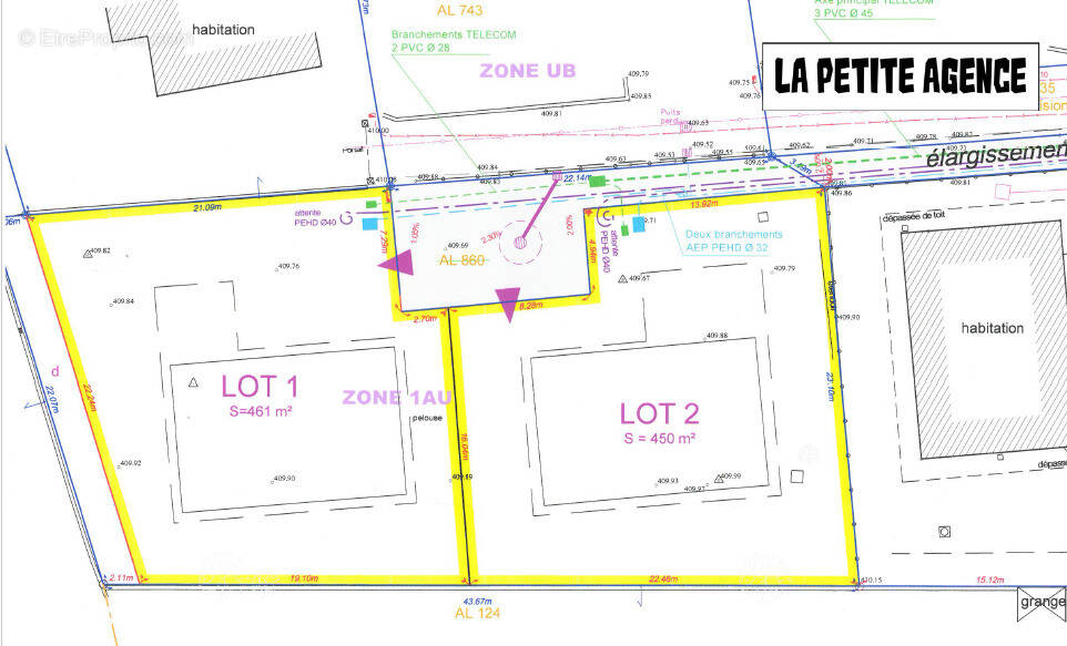 Terrain à SAINT-LAURENT-DU-PONT