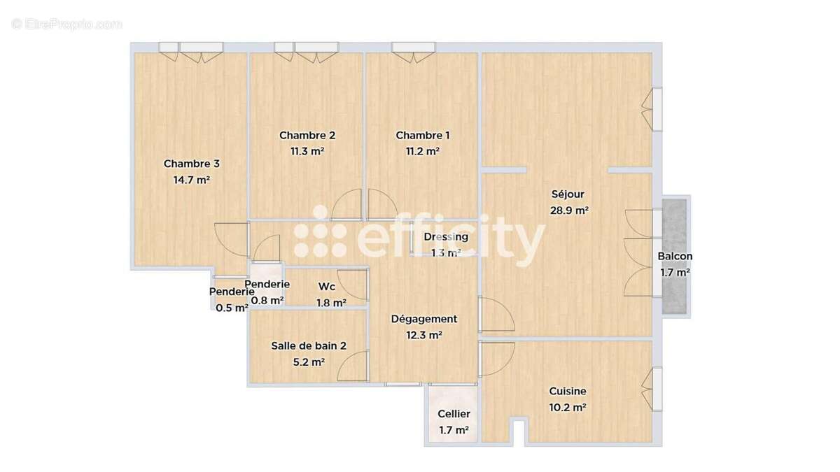 Appartement à TOURS