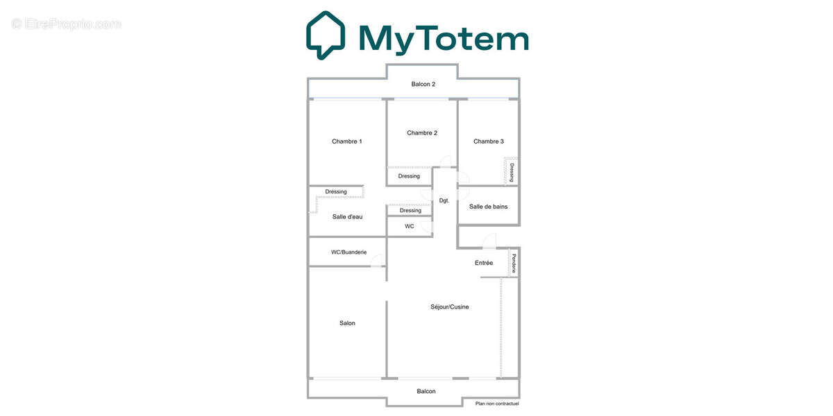 Appartement à PARIS-18E