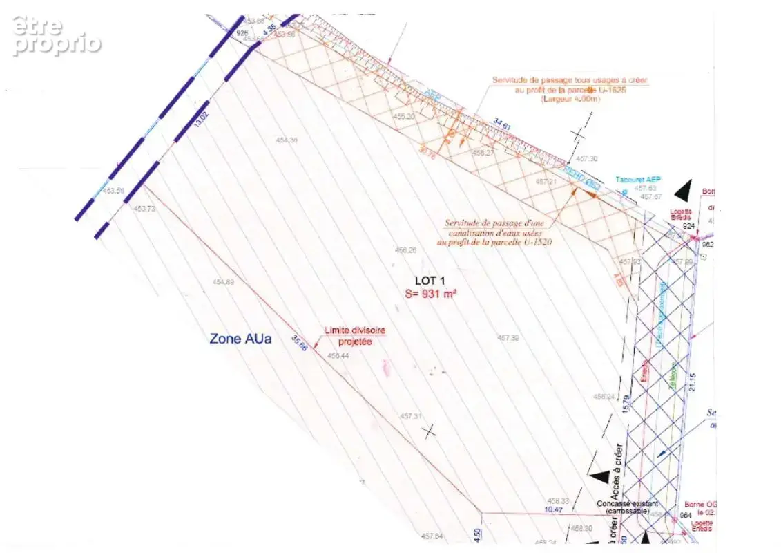 Sainte-foy-l’argentière – terrain à bâtir de 744 m² - photo 3
