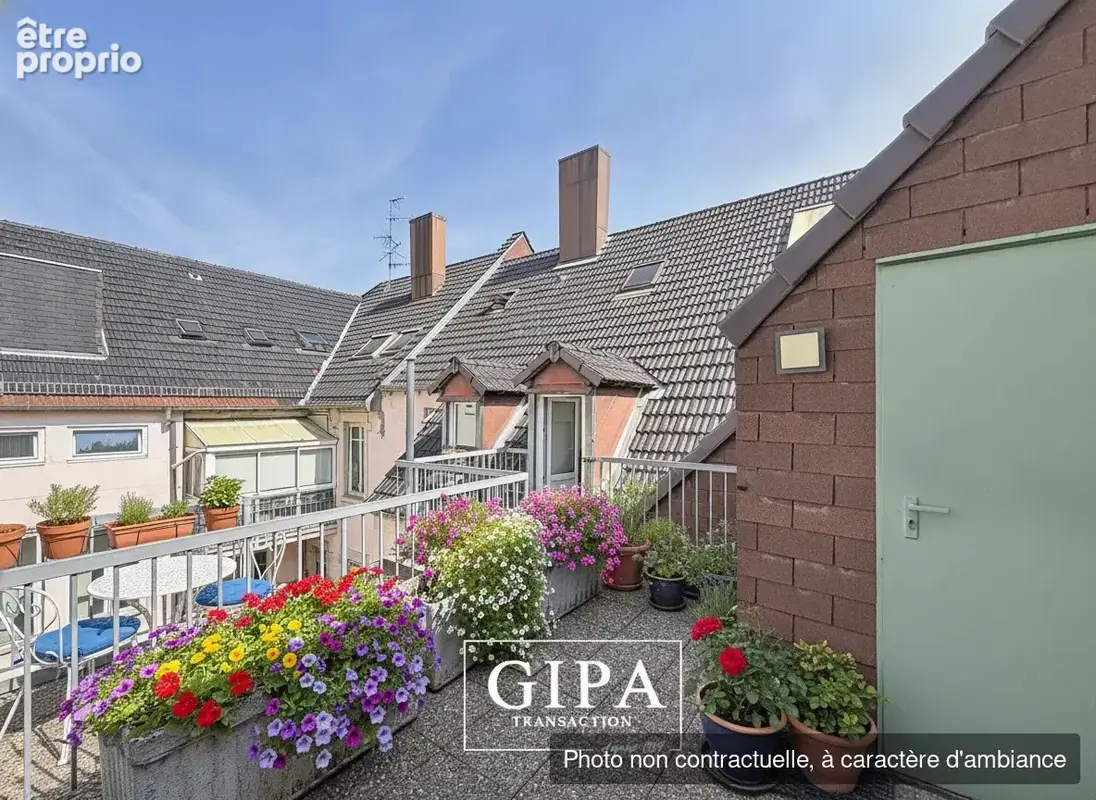 Le charme de l'ancien au sommet : duplex avec terrasse à l'Orangerie - photo 4