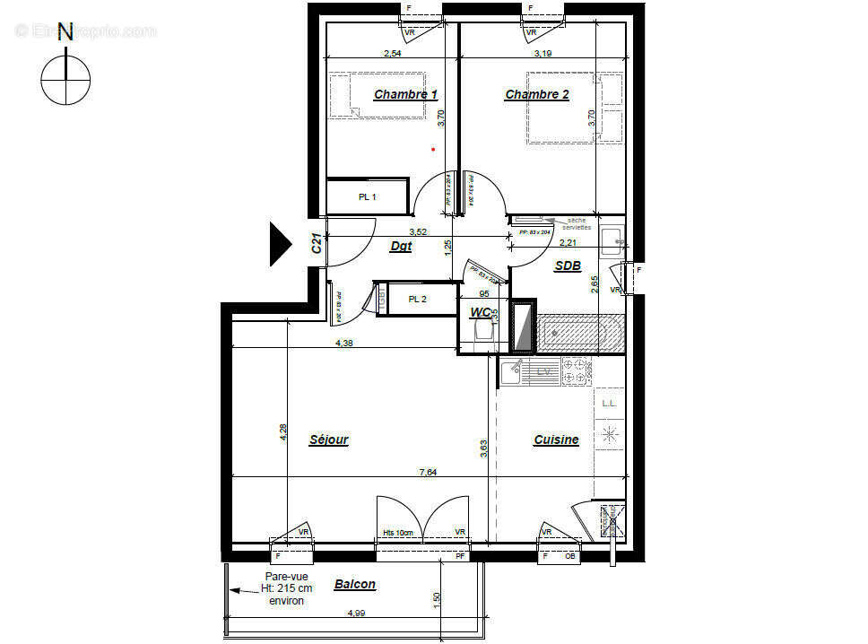 Appartement à PONT-PEAN