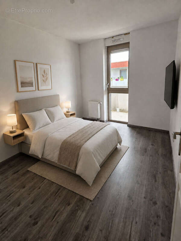 Roubaix edouard vaillant, t2 de 43 m² avec grand balcon, ascenseur et parking. proximité edhec et croix - photo 8