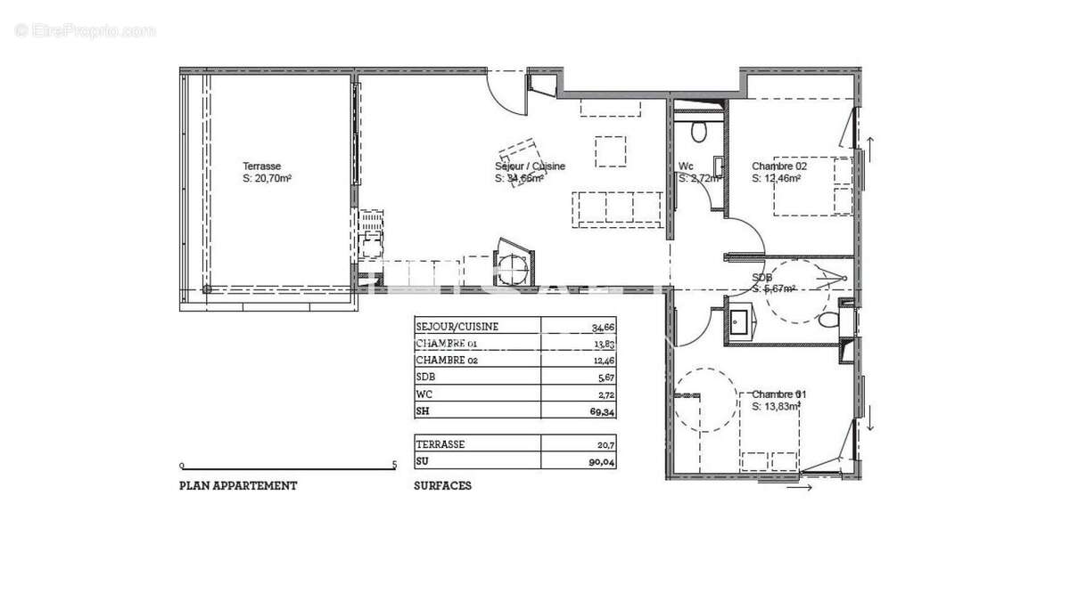 Photo 3 - Appartement à LE MARIN