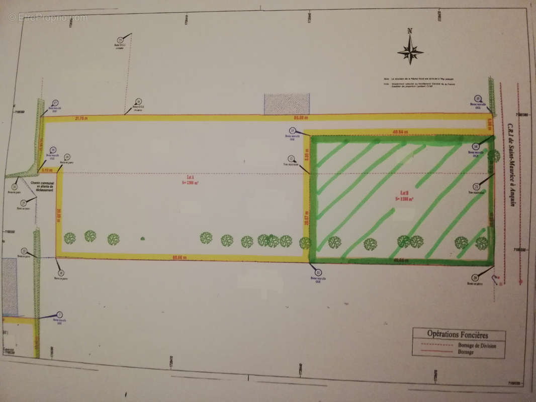 Terrain à SAINT-MAURICE-LE-VIEIL