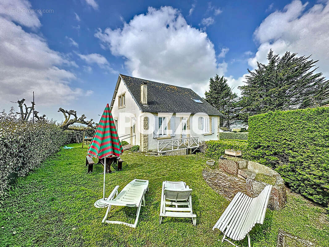 Saint jean le thomas :  vue mer, vue mont, villa 144 m2 au calme, jardin, preau, garage - photo 2