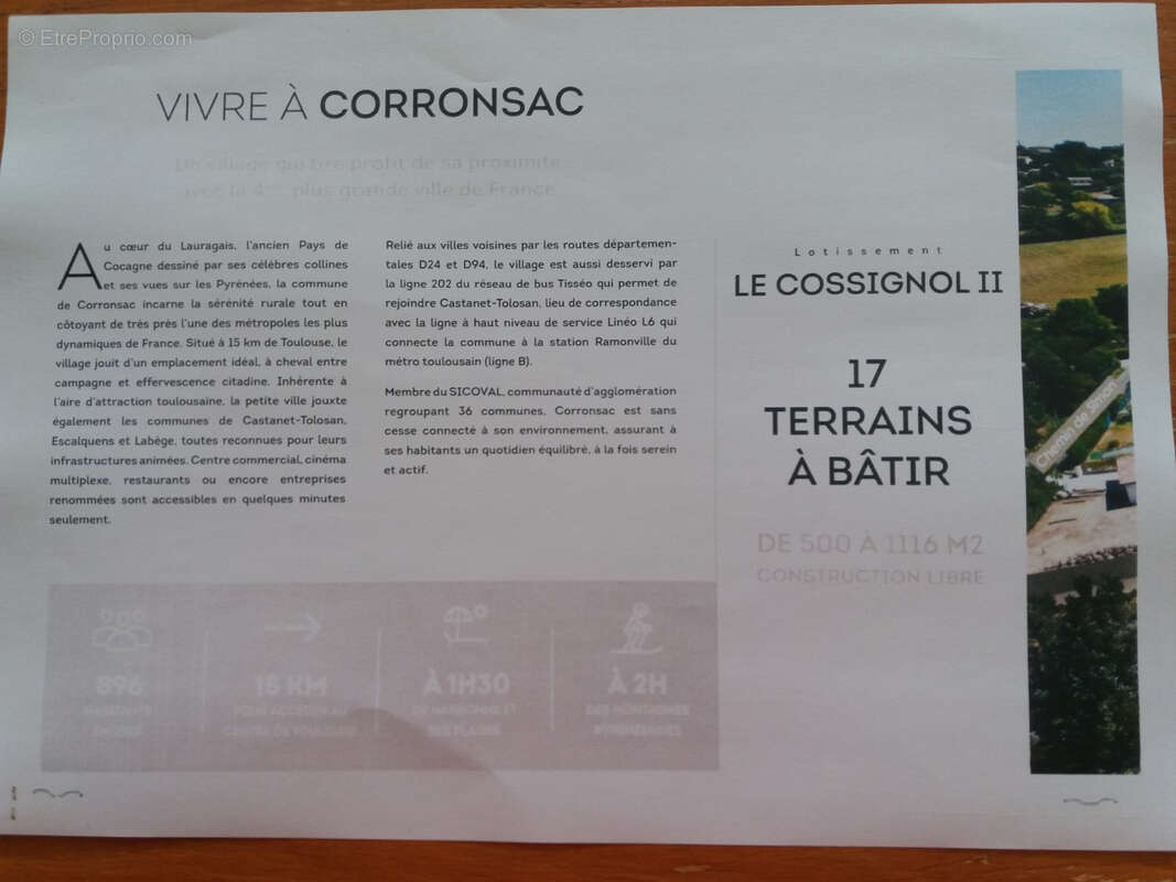 Terrain à CORRONSAC