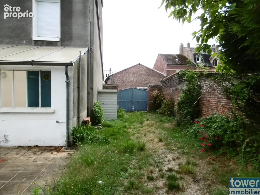 Idéal investisseur / projet   maison de ville 90 m2 avec cave voûtée, garage et terrain à ham (80400) - photo 9