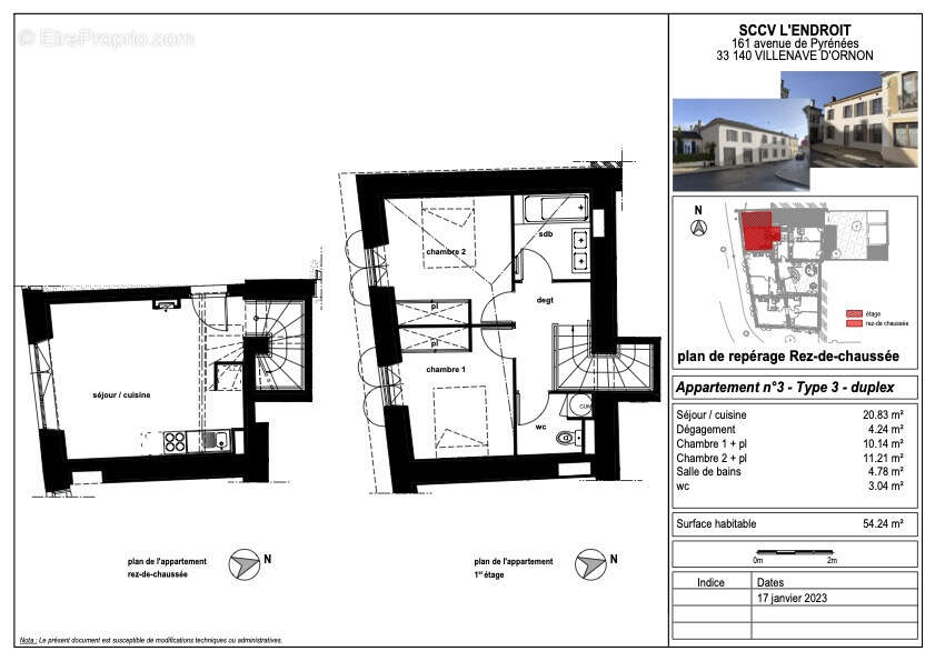 Appartement t3 - photo 4