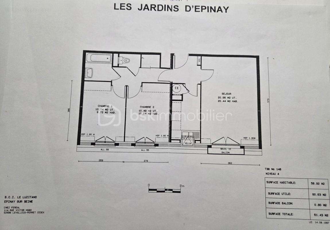Appartement à EPINAY-SUR-SEINE