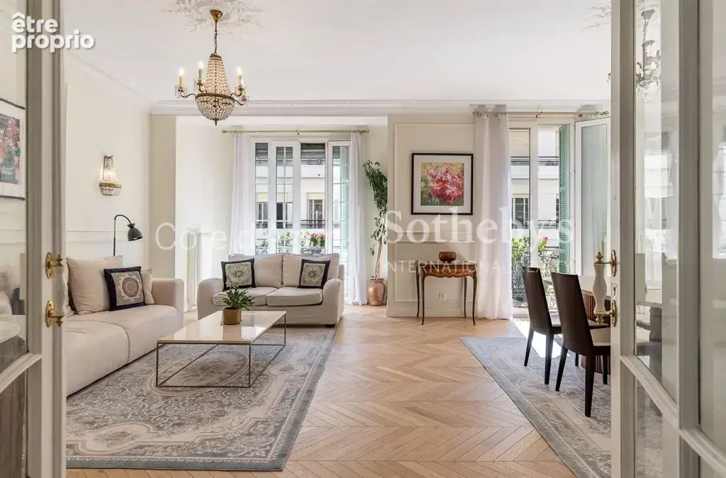Nice Carré d’Or, appartement bourgeois 4 pièces avec trois chambres et balcon - photo 4