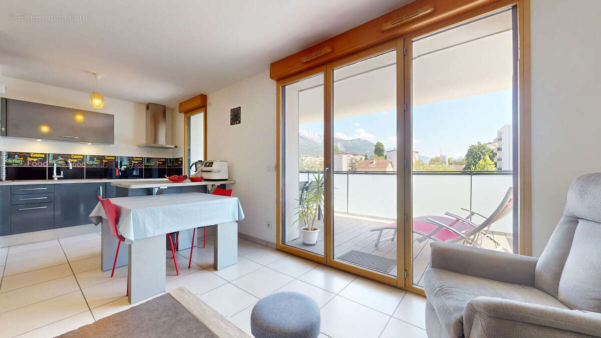Agence immobiliere laforet - exclusivite - "eucalyptus" - annecy - secteur lac / maveria - appartement t3 de 59,74m2 - balcon -  - photo 4