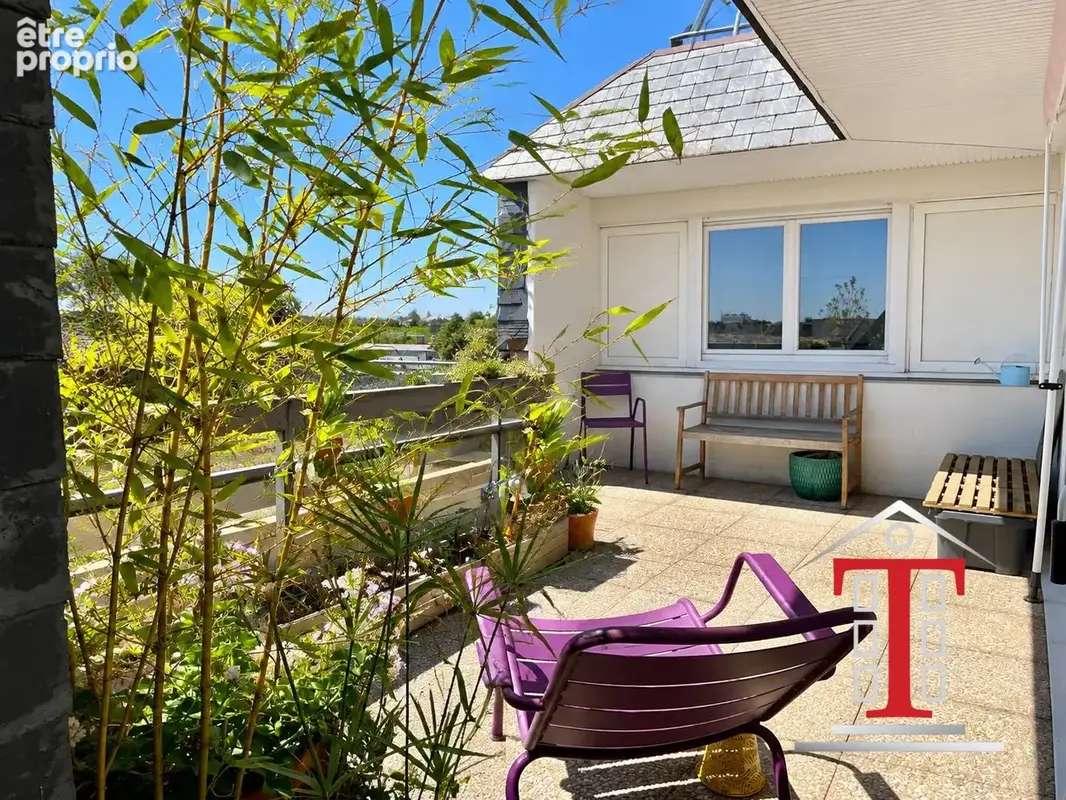 Terrasse agréable  - Appartement à ANGERS