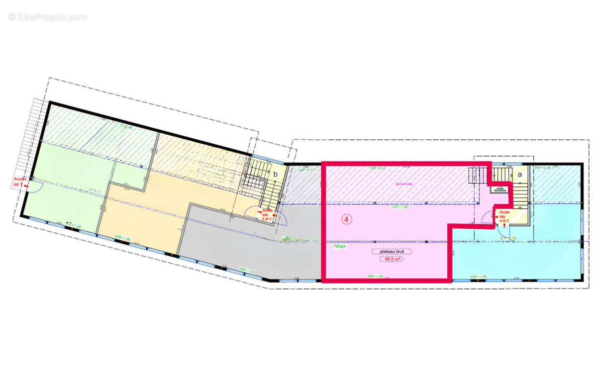 À saisir ? plateau à aménager aux fins - 66m² - 15 minutes de la frontiere suisse - photo 3