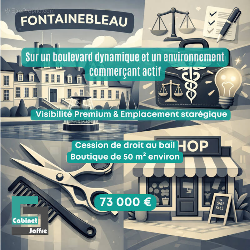 Commerce à FONTAINEBLEAU