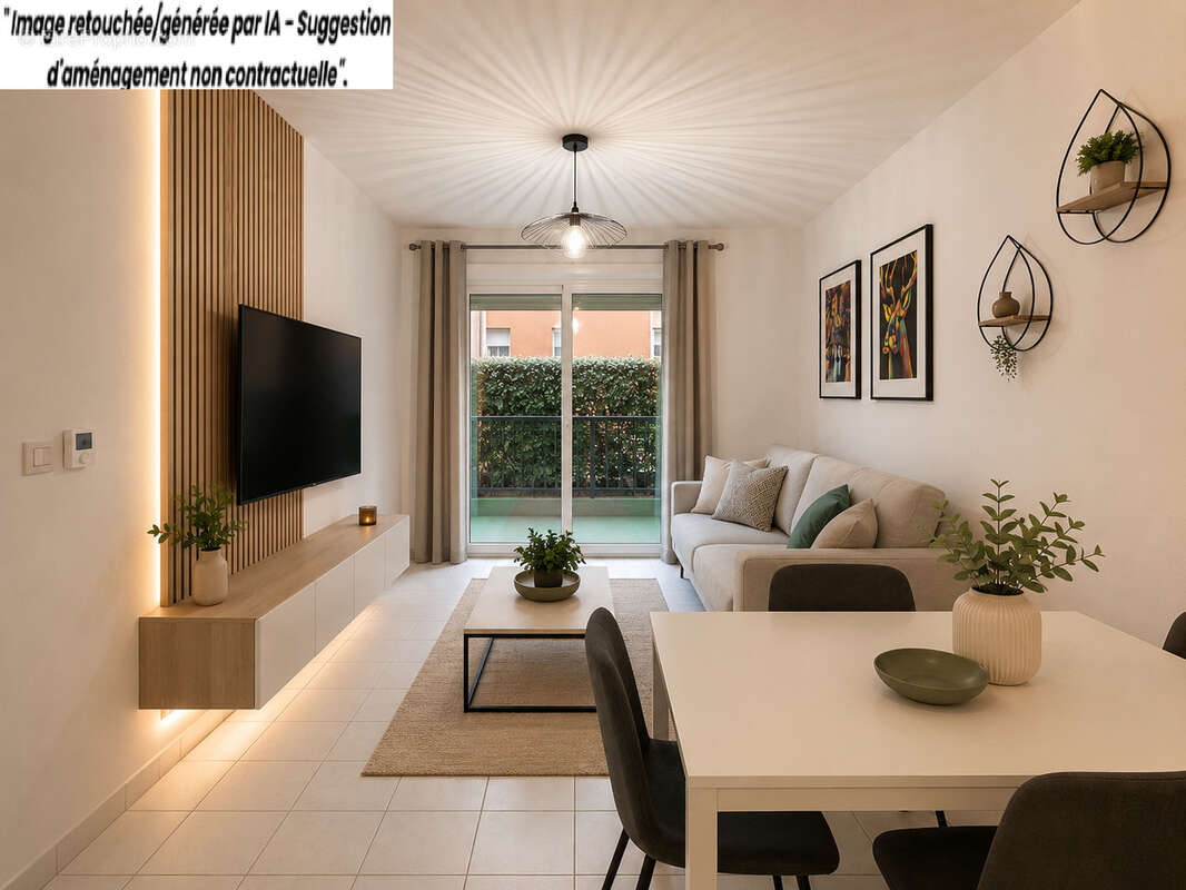 Appartement T2 de 37 M2 avec une terrasse de 6 M2 + 1 PK - photo 3