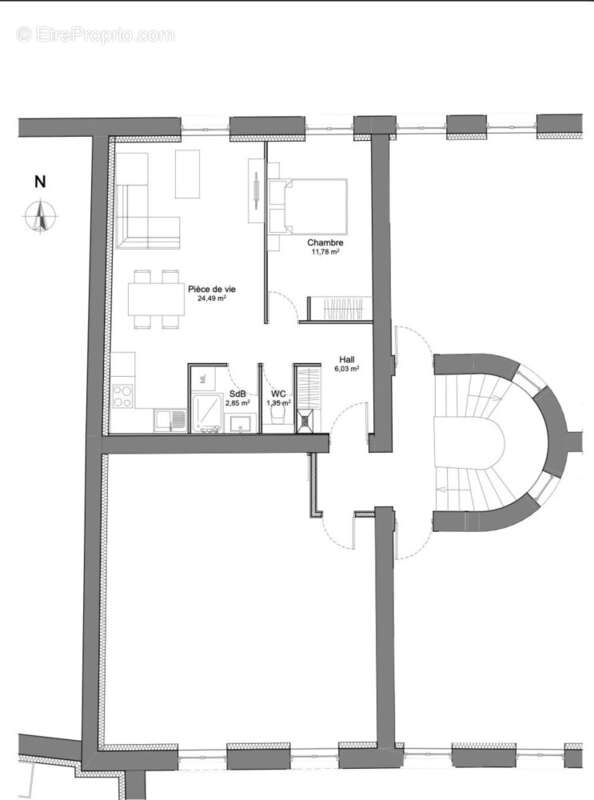 Appartement à GREZIEU-LA-VARENNE