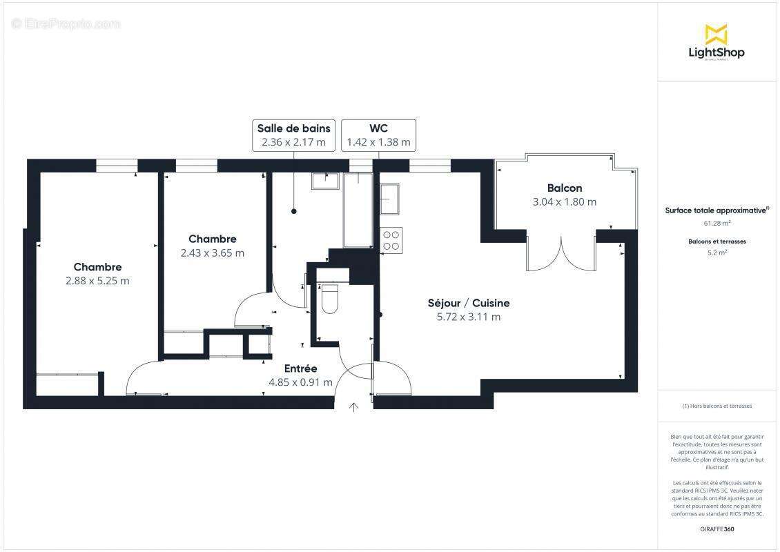 Appartement à LYON-8E