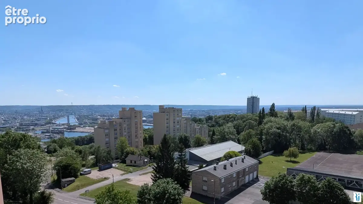 Appartement de 50 m² .Vue panoramique sur Rouen et la Seine . Idéal premier achat ou investissement - photo 8