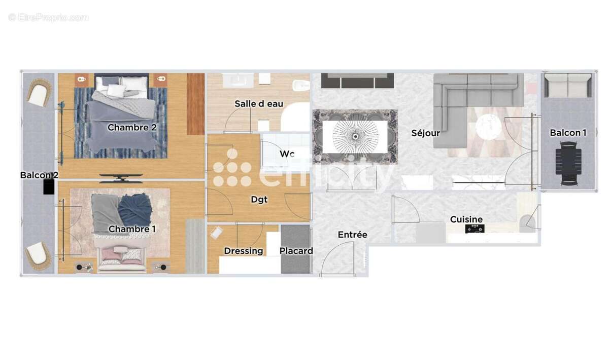 Appartement ancien - photo 3