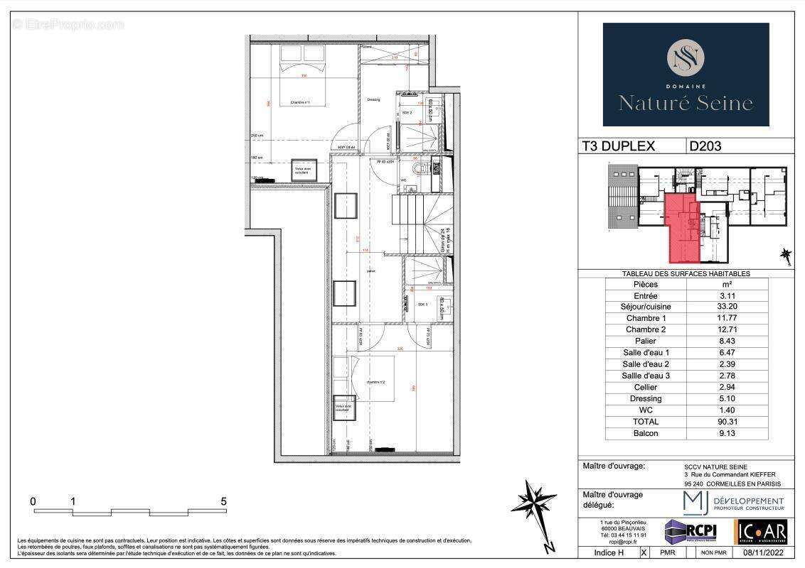 Appartement à CORMEILLES-EN-PARISIS