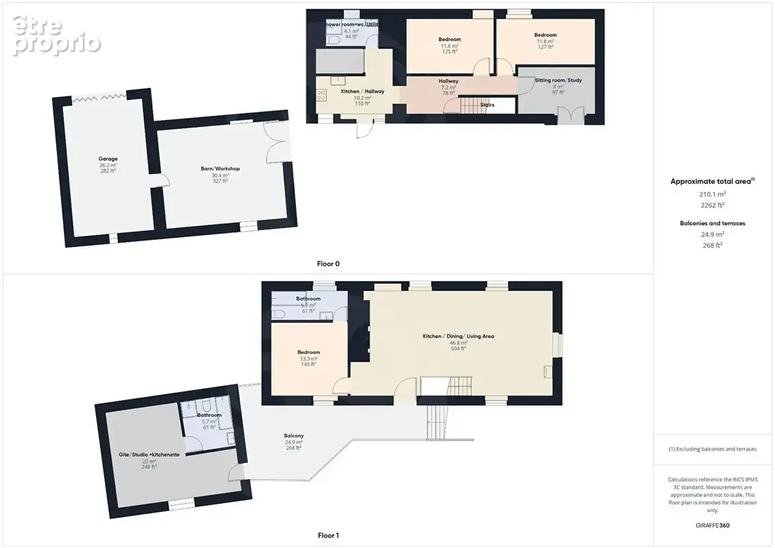 LOT - proche de PRAYSSAC -  Maison en pierre du Quercy rénovée ,3 chambres + appartement indépendant, grange ,piscine à 5 minute - photo 18