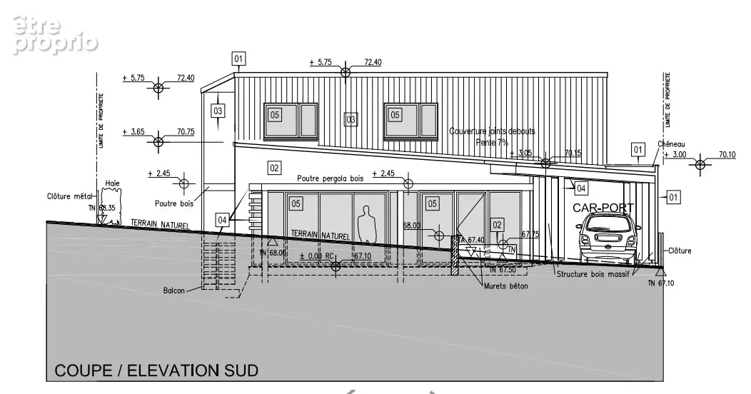 Terrain viabilisé libre de constructeur  405 m2 - photo 6