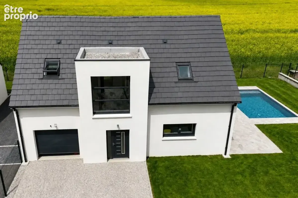 Commune d'AISEREY Maison norme PMR neuve à vendre 6 pièces avec piscine quartier calme et solidaire - photo 2