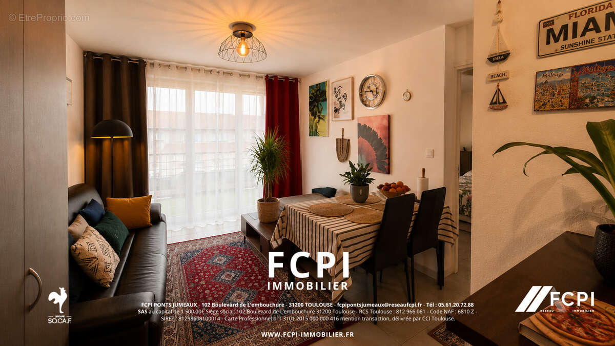 Appartement deux pièces 39 m2 - COLOMIERS - photo 4