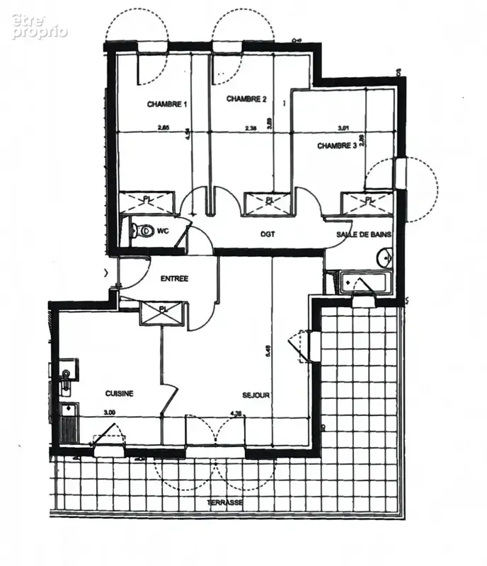 Appartement F4 avec terrasse résidence domaine de l'astrolabe - photo 10