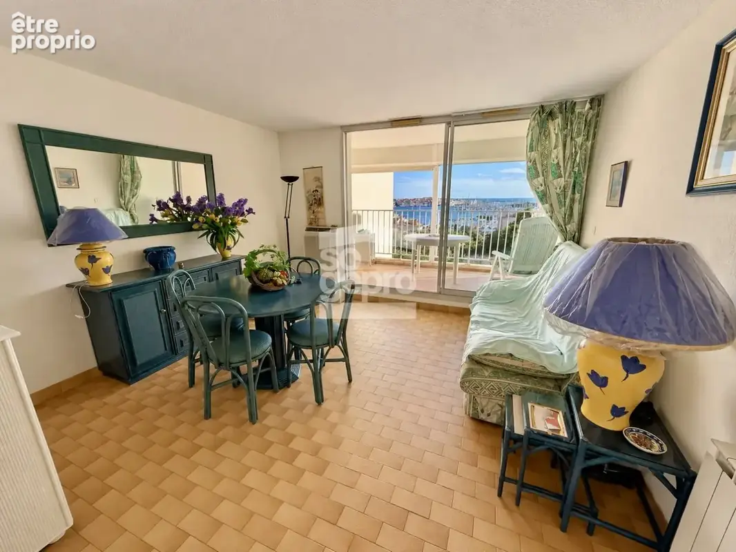 Réf : 2360 - Vente 2 Pièces cabine, avec magnifique vue Port et cellier au Cap d'Agde ! - photo 3