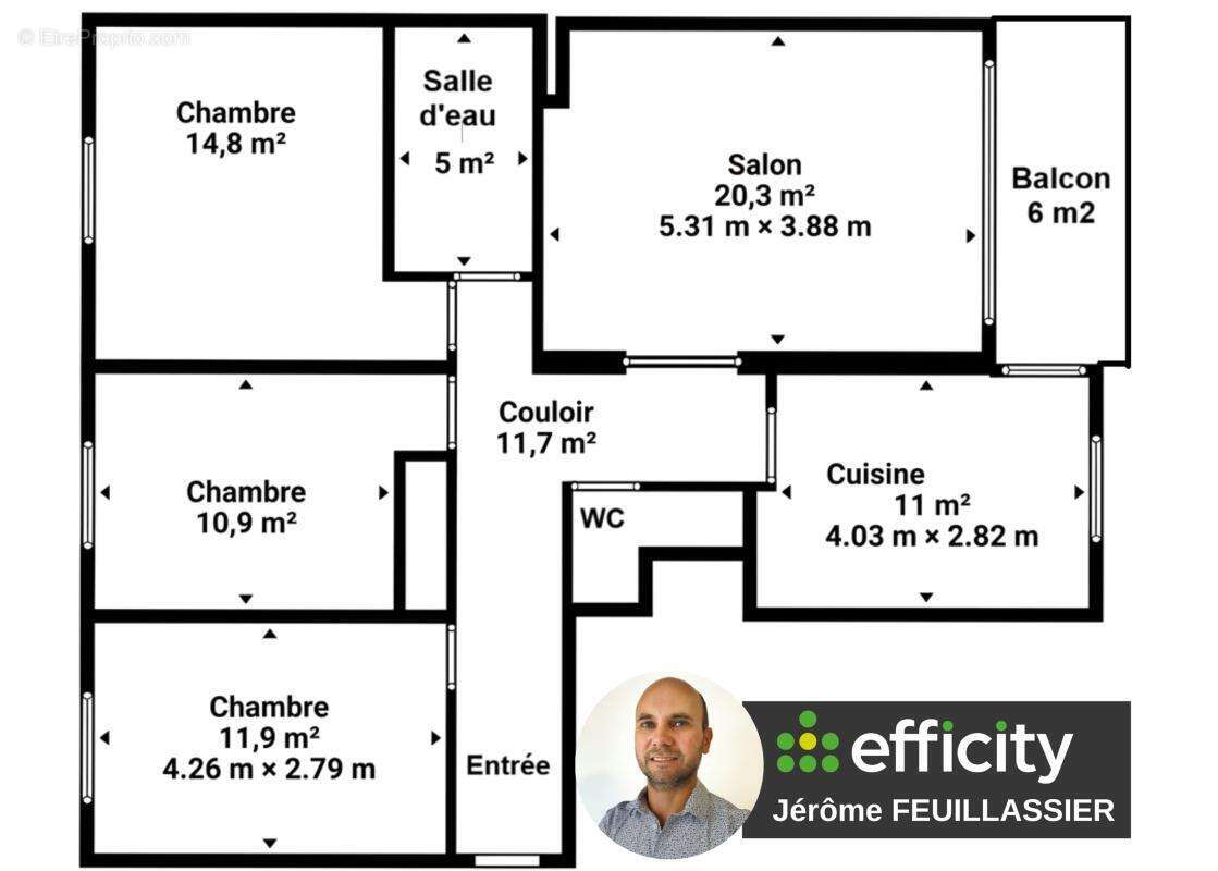 Appartement - photo 11