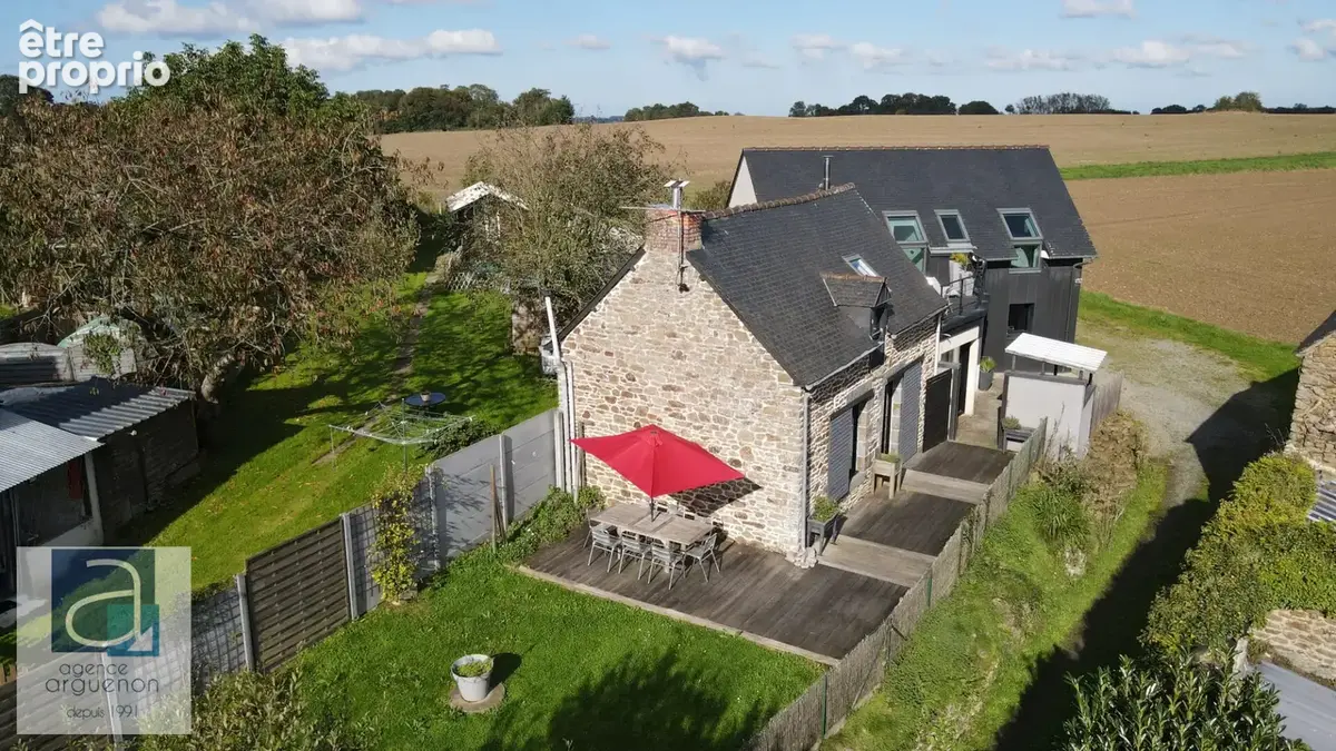 Bord de Rance :   Maison de Charme et contemporaine, lumineuse, 3 grandes chambres et un bureau  avec terrasse/solarium - photo 18