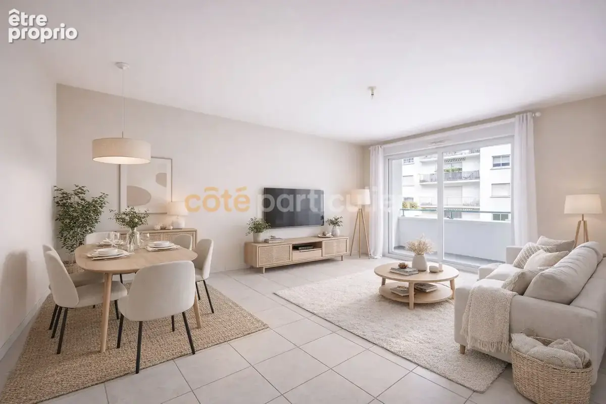 Saint-donatien - erdre - appartement 49m2 - balcon - stationnement en sus - photo 2