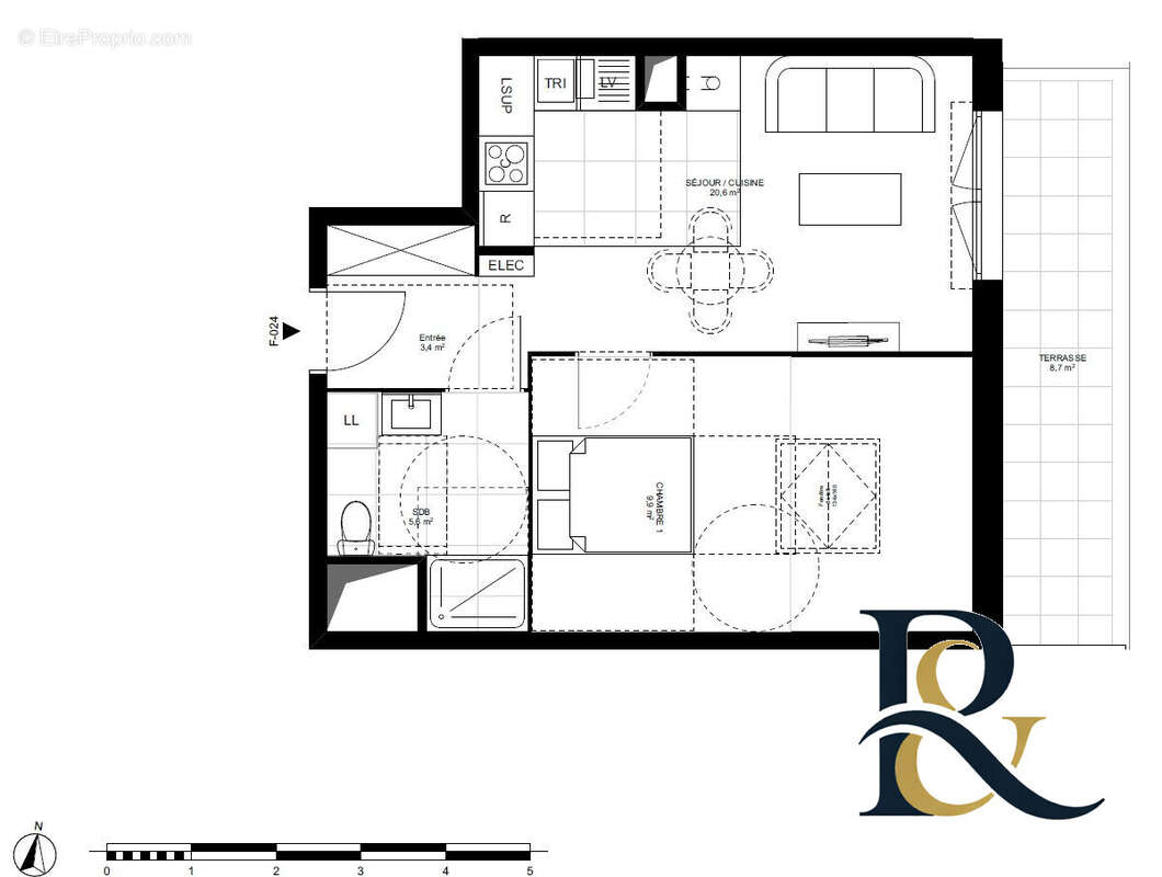 Appartement à OUISTREHAM