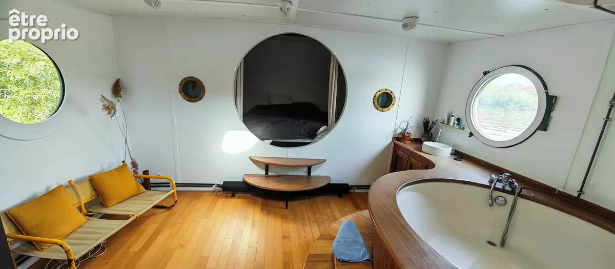 Magnifique Péniche FREYCINET 155 m2 4 chambres Pont de Bezons - photo 12