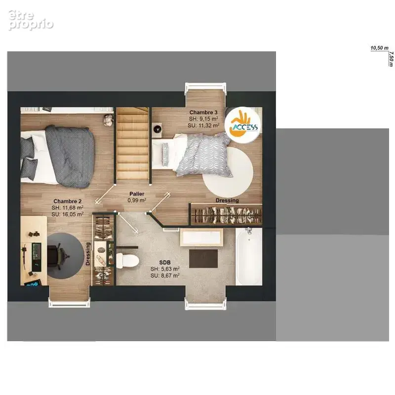 Maison 5 pièces 70 m2 - photo 11